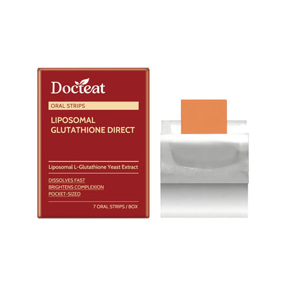 Aura & Co Liposomal Glutathione Oral Strips | Fast-Absorbing Antioxidant Support (30 Strips)