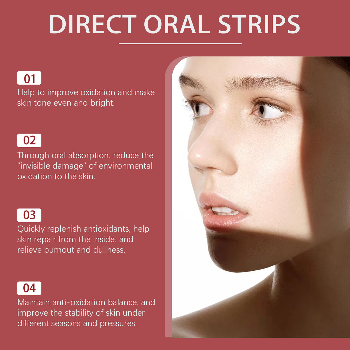 Aura & Co Liposomal Glutathione Oral Strips | Fast-Absorbing Antioxidant Support (30 Strips)