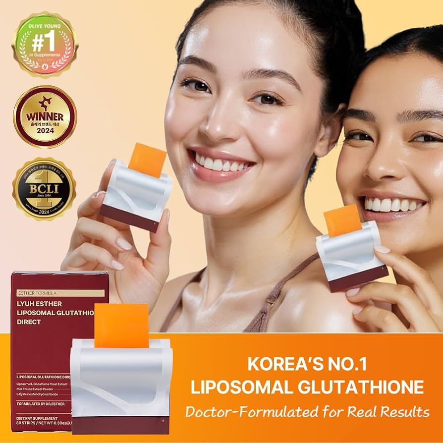 Aura & Co Liposomal Glutathione Oral Strips | Fast-Absorbing Antioxidant Support (30 Strips)